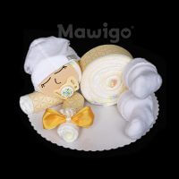 Mawigo Windeltorte Windelbaby gelb neutral