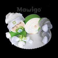 Mawigo Windeltorte Windelbaby grün neutral