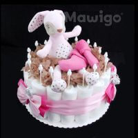 Mawigo Windeltorte Windelkuchen Hase Kuscheltier