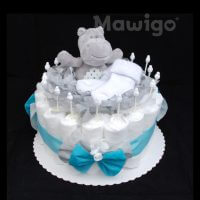 Mawigo Windeltorte Windelkuchen Nilpferd