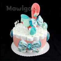 Mawigo Windeltorte Windelkuchen Flamingo
