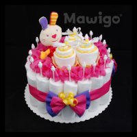 Mawigo Windeltorte Windelkuchen Hase Rassel