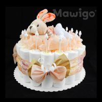 Mawigo Windeltorte Windelkuchen Hase Stofftier