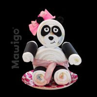 Mawigo Windelpanda rosa Schleife Mädchen