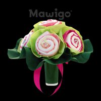 Mawigo Windeltorte Windelblumenstrauß für Mädchen