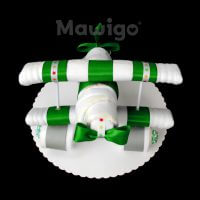 Mawigo Windeltorte Windelflugzeug klein grün