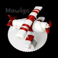Mawigo Windeltorte rotes Windelflugzeug