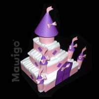 Mawigo Windeltorte Windelschloss violett
