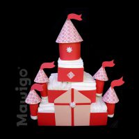 Mawigo Windeltorte Windelschloss rot neutral