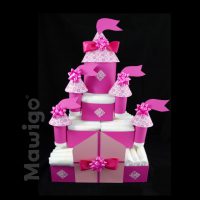 Mawigo Windeltorte Windelschloss Mädchen pink