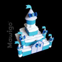 Mawigo Windeltorte Windelritterburg blau Jungen