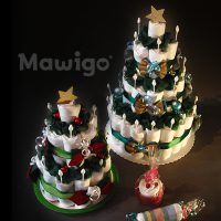 Mawigo Windeltorte Windelweihnachtsbäume