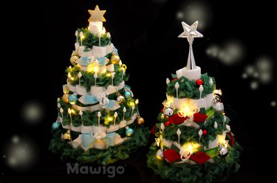 Mawigo Windeltorte Windelweihnachtsbäume LED