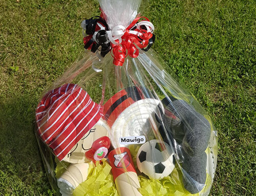 Windel-Fußball-Baby in Ihren Vereinsfarben