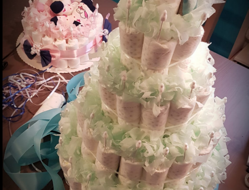 XXL Windeltorte in Produktion